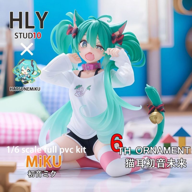 猫耳初音未来【日版】进口品质 初音Miku周边手办Asai摆件美少女-RuXinGe