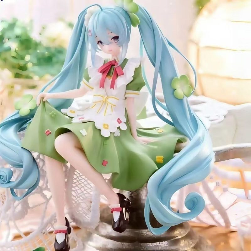 MIKU初音未来V家压泡面棒棒糖花仙子四叶草景初音品手办模型摆件-RuXinGe